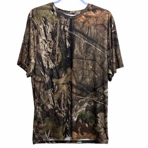 Mossy‎ Oak Camouflage Performance T-Shirt Size Large Realtree Hunting Tee